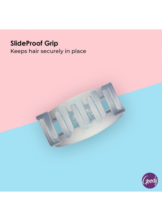 Goody Large Claw Clip 1 Count Winter Solstice Collection All Hair Types Great For Easily Pulling Up Your Hair Painfree Hair Accessories For Women Men Boys And Girls - Image 4
