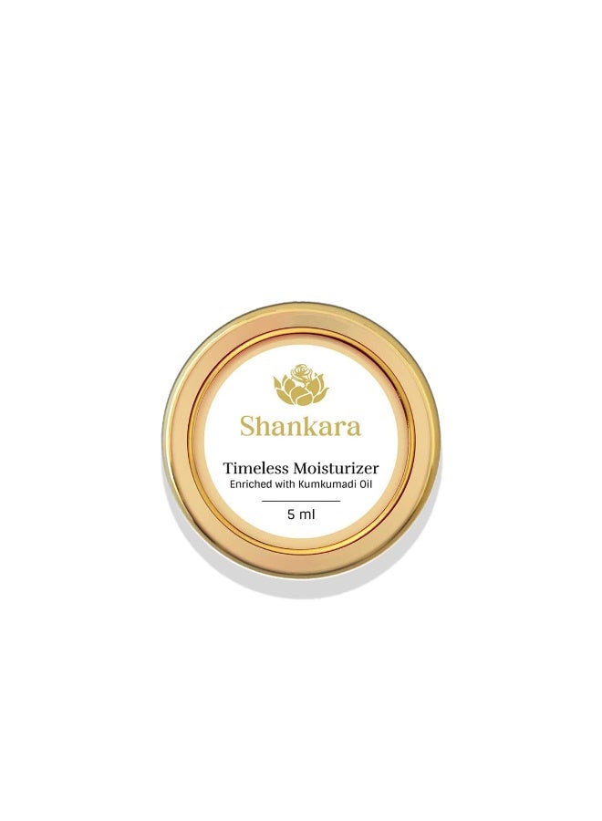 Shankara Timeless Moisturizer Lotion With The Goodness Of Saffron, Lotus And Vitamin C For All Skin Types - (5 Ml) - Image 1