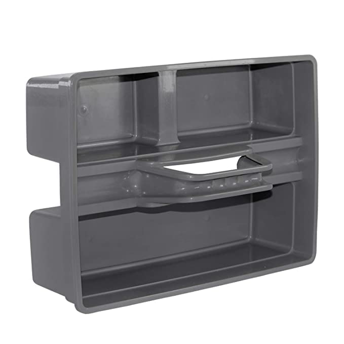 KR STORE ABS Plastic Bucket Plastic Tool Organizer with Handle for Cleaning Bathroom Floors Windows Grey - Image 5