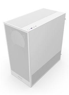 NZXT H5 Flow Compact Mid-Tower ATX Airflow Case, More Air to the GPU, Fits Large Radiators, Optimized for Airflow, Pre-Installed Fans, Easy Cable Management, Tool-less Access, Strong and Sleek, CC-H52FW-01  - Image 3