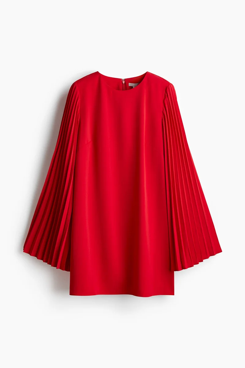 H&M Pleat-Sleeved Dress