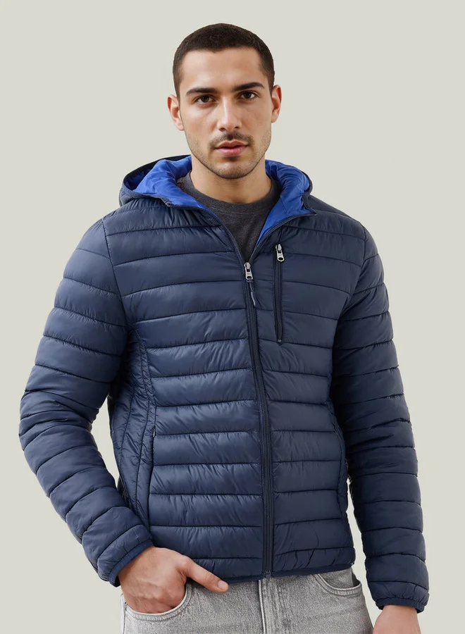 Quilted Lightweight Hooded Jacket