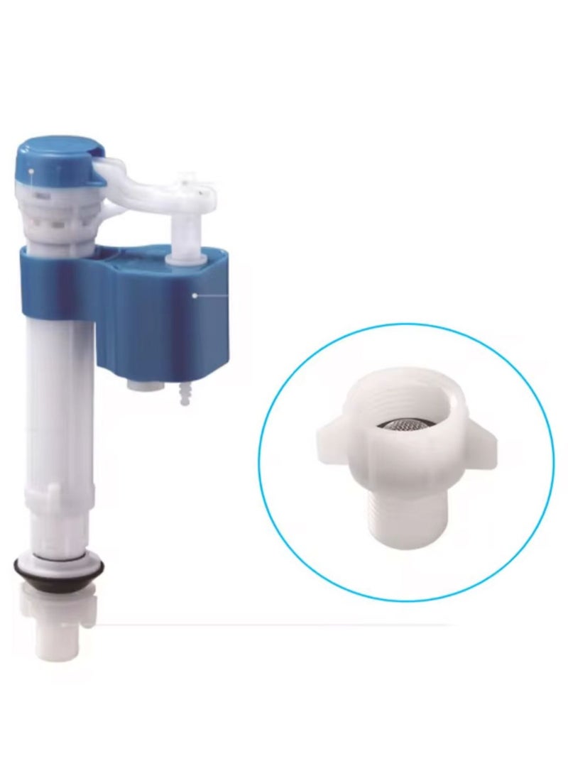Kana 18 CM Water-Saving Plastic Dual Flush Valve, Water tank fitting, Flush Siphon 6-11"Fill Valve With Toilet Repair Kit Abs Push Chrome Plated Button For Tank Commode Fixed Together Commode Cistern Fitting  - Image 4