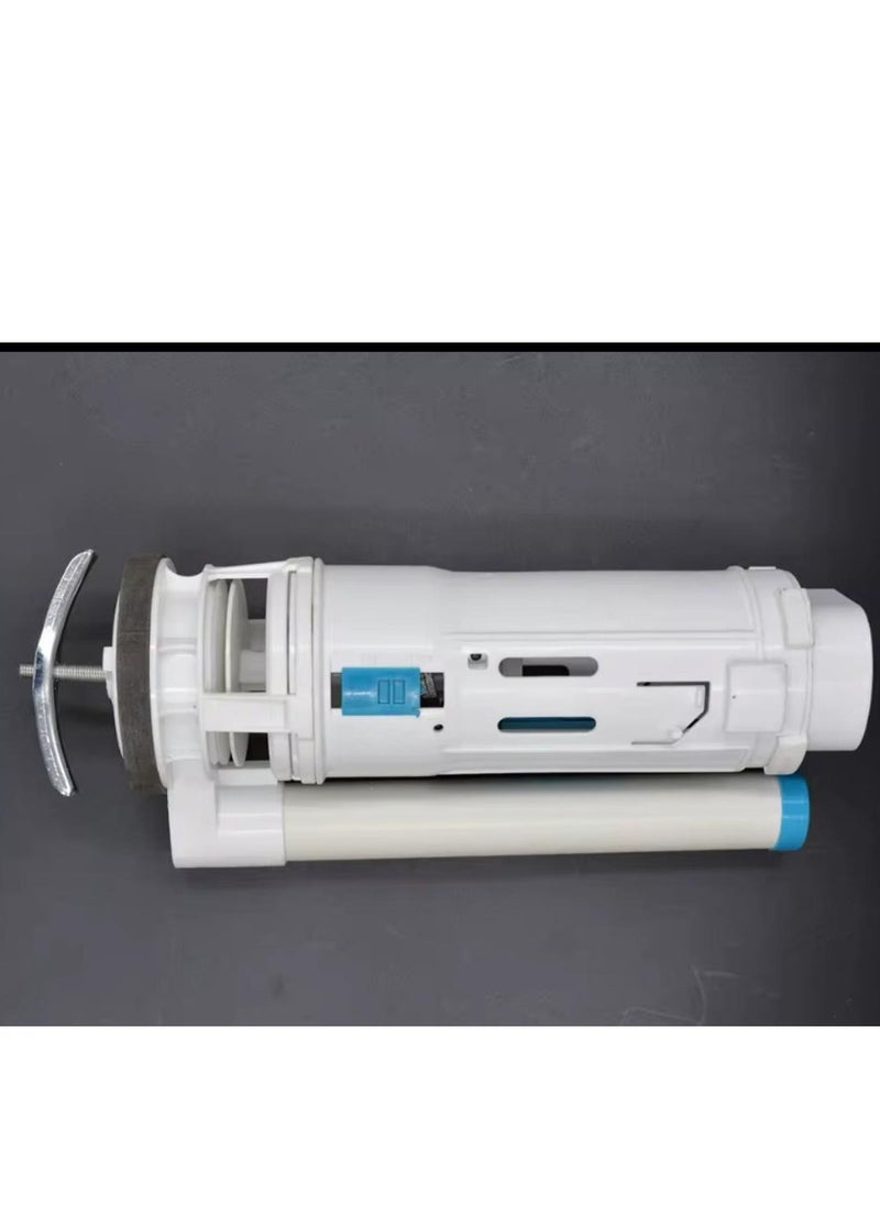Kana - 18 CM Water-Saving Plastic Dual Flush Valve, Water tank fitting, Flush Siphon 6-11"Fill Valve With Toilet Repair Kit Abs Push Chrome Plated Button For Tank Commode Fixed Together Commode Cistern Fitting - Image 1