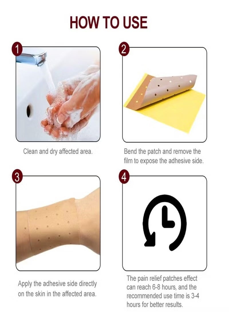 Sefudun Ultra Strength Tiger Balm Patches – Relieve Knee, Shoulder & Neck Muscle Joint Pain, 8 Each - Image 4