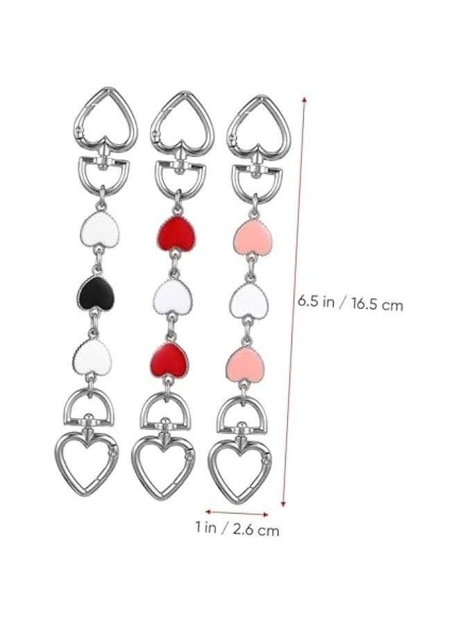 3pcs Bag Extension Chain Extender Strap Purse Women Shoulder Straps  - Image 2