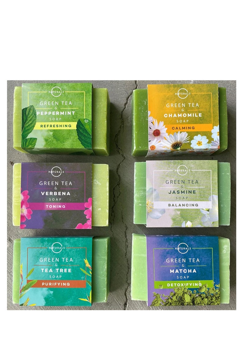 O Naturals O NATURALS Bar Soap for Men - 6-Pcs Mens Soap Bar - Natural Soap - Men Bar Soap - Body Soap Bars - Natural Soap for Men - Organic Men's Soap Bars - Exfoliating Soap Bar - Herbal Essential Oils  - Image 2