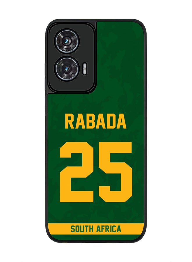 Stylizedd For Motorola Edge 50 Fusion 5G Case,Slim fit Camera Protection, Shockproof Thin Phone cover  - South Africa Kagiso Rabada, Jersey No 25 - Image 1