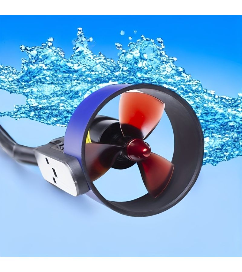 محرك دفع تحت الماء بدون فرش U5 CW 12V 24V بقوة دفع 7 كجم مروحة محرك لـ ROVs والقوارب الصغيرة ونماذج المركبات المائية وقوارب التجديف الدفع البحري تصميم مضغوط بناء ثقيل التحمل - Image 1