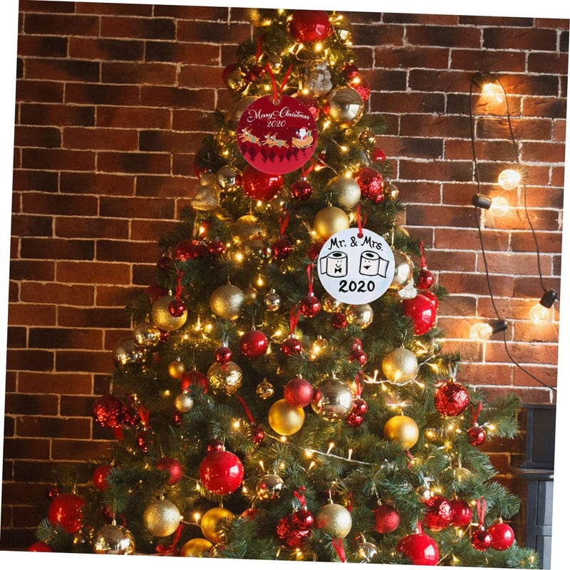 klarako 3pcs Decorations Xmas Home Ornament Hanging Pendant Party Tree Decoration Christmas Decor Pendants - Image 2