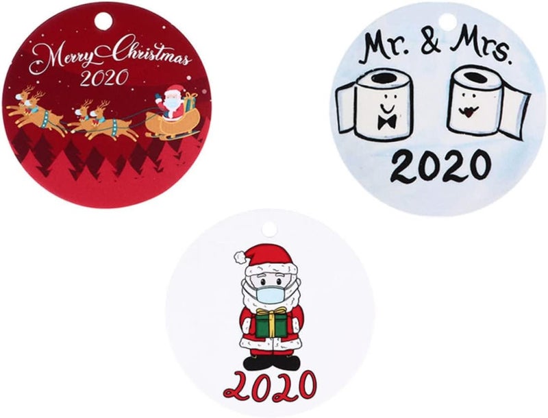 klarako 3pcs Decorations Xmas Home Ornament Hanging Pendant Party Tree Decoration Christmas Decor Pendants - Image 1