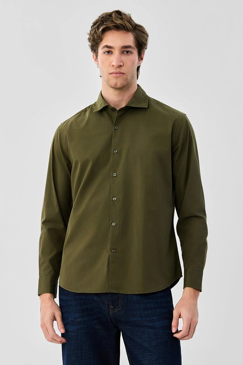 SNITCH Regular Fit 100% Cotton Shirt