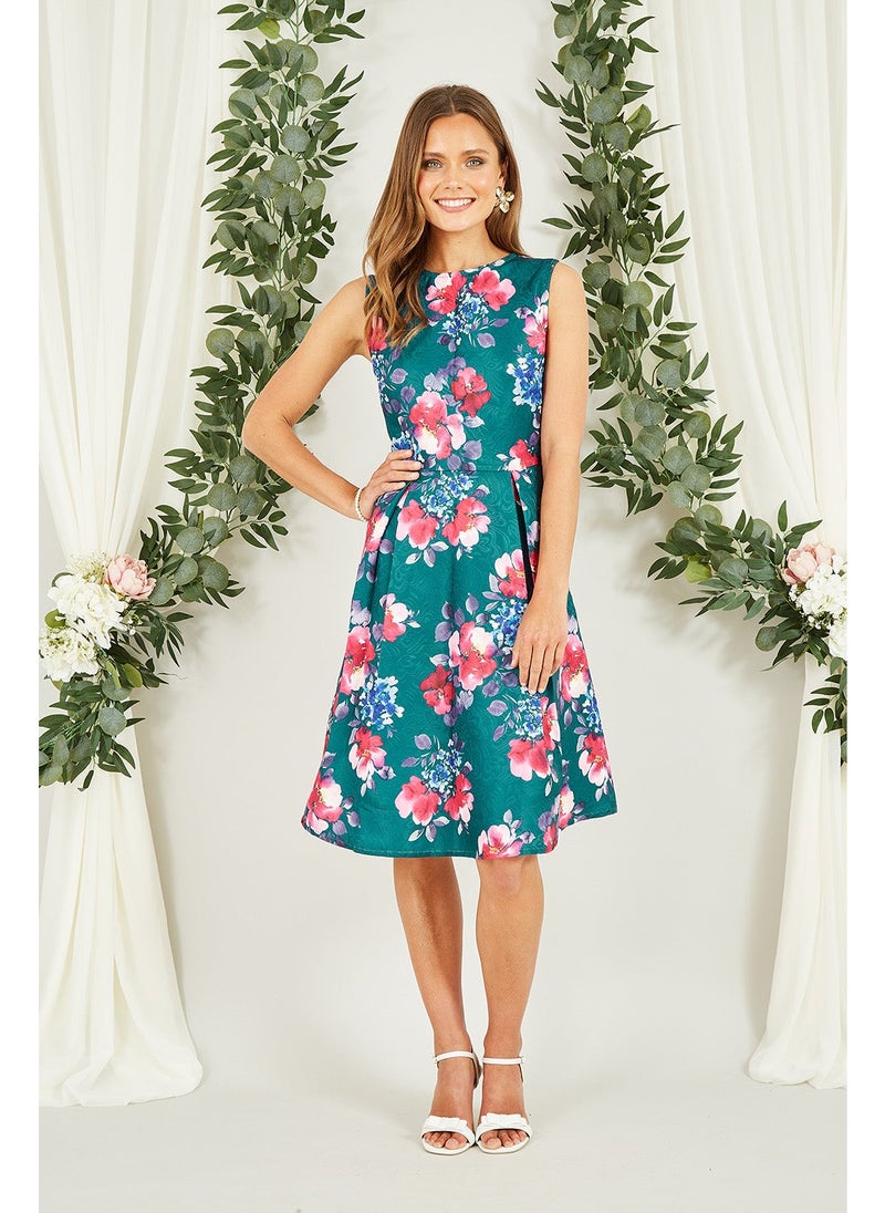 Yumi Floral Print Dress - Image 1