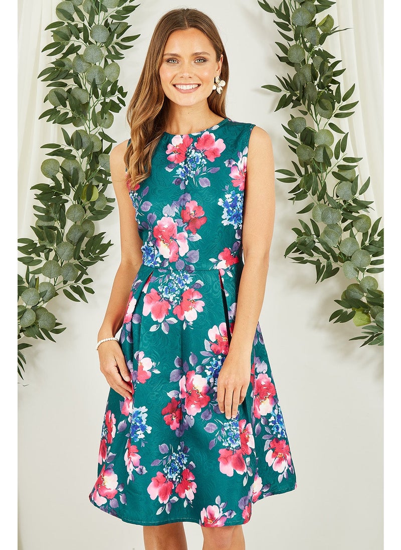 Yumi Floral Print Dress - Image 3