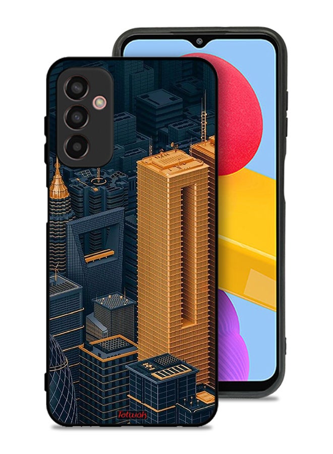 Tolwak Samsung Galaxy M23 Protective Case Cover Buildings Art - Image 1