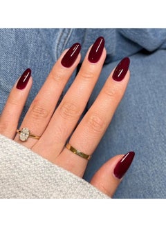 DAISY DND DND Gel Polish Set, Brown Collection, UV/LED Gel Polish and Air Dry Nail Lacquer, Matching Chip-Free Polish Duo, 751 Cherry Mocha, 0.5 Fl Oz  - Image 2