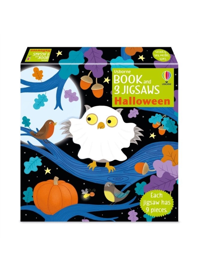 Usborne Book and 3 Jigsaws Halloween - Paperback