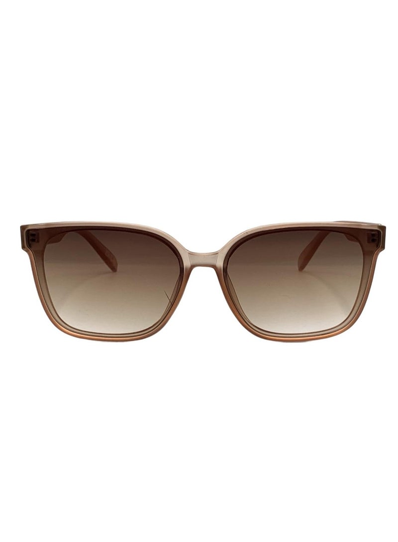 Influence Germany - Rectangular Sunglasses for Men & Women – Brown Frame, UV Protection - Image 1