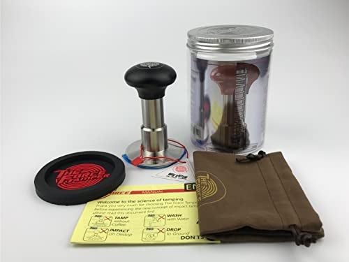 KuGuo The Force Tamper Automatic Impact Coffee Tamper Adjustable Const Pressure and Autoleveling Standard Set New (Jelly, 58.50mm) - Image 4