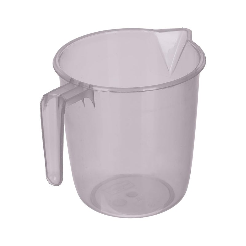 Urbane Home Urbane Home Set of 10 Bathroom Combo Set 5 Piece Bucket13 L 5 Piece Mug1100 ml Bathing Set Modern Bathroom Accessories Set Bathroom Combo Set Transparent Gray  - Image 5