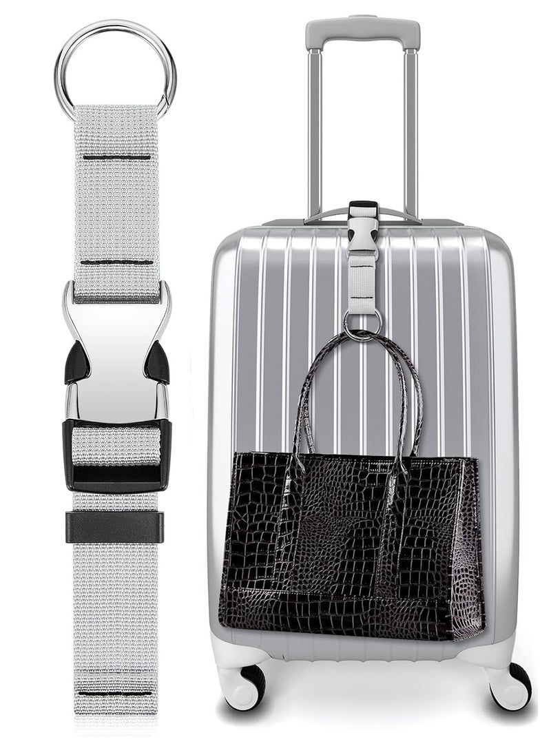 Generic Add-a-Bag Luggage Straps, Jacket Gripper, Heavy Duty Luggage Straps for Travel, Belt Luggage with Buckle Adjustable, Grey  - Image 1