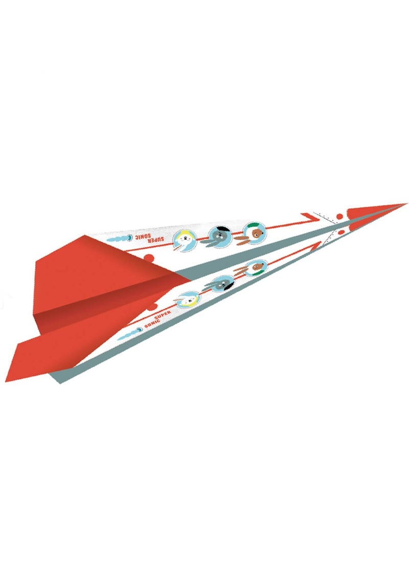 Eurekakids Origami Kit Aeroplanes - 20 sheets | Educational Toy for Toddler and Kids | Arts and Crafts | Ideal for Traveling or Trips | Includes Step by Step Visual Instructions | For 6Y+