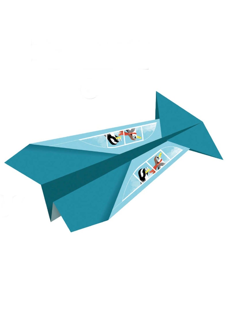 Eurekakids Origami Kit Aeroplanes - 20 sheets | Educational Toy for Toddler and Kids | Arts and Crafts | Ideal for Traveling or Trips | Includes Step by Step Visual Instructions | For 6Y+