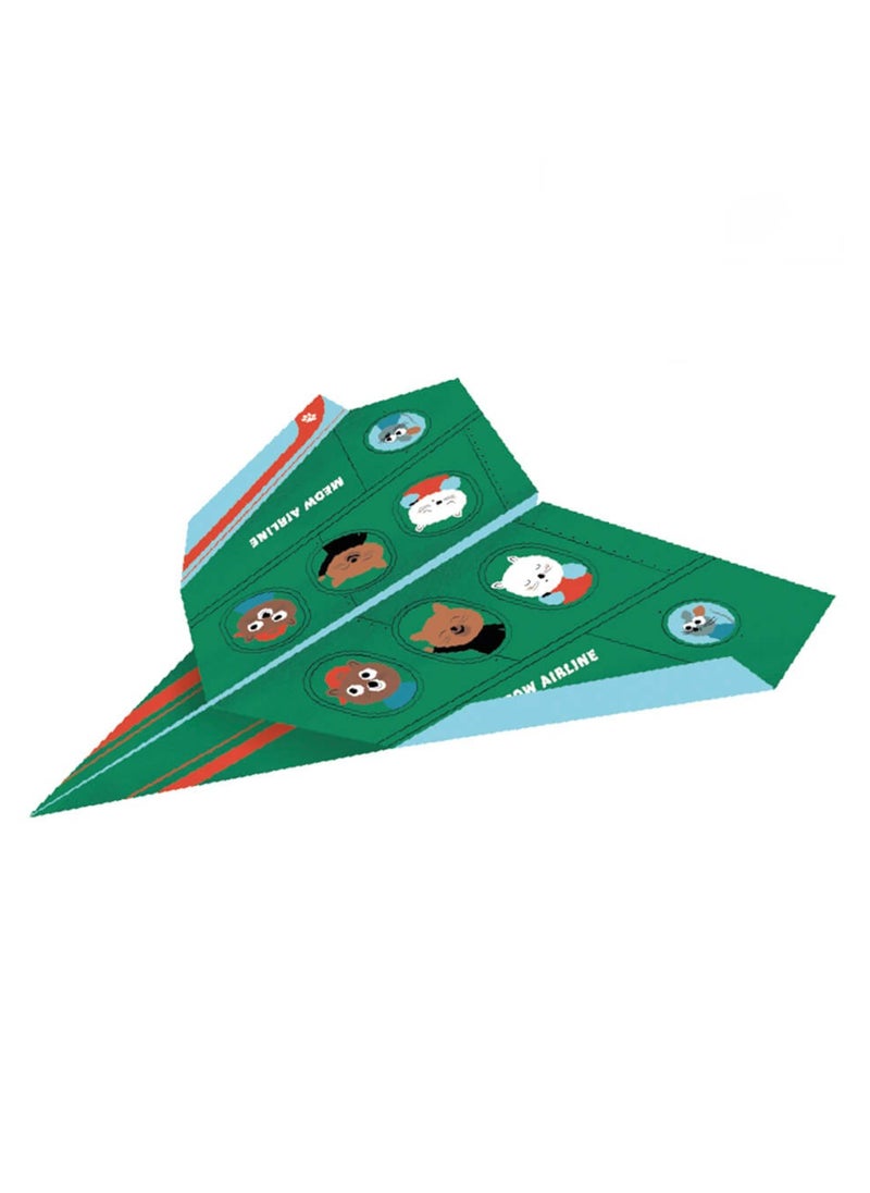 Eurekakids Origami Kit Aeroplanes - 20 sheets | Educational Toy for Toddler and Kids | Arts and Crafts | Ideal for Traveling or Trips | Includes Step by Step Visual Instructions | For 6Y+