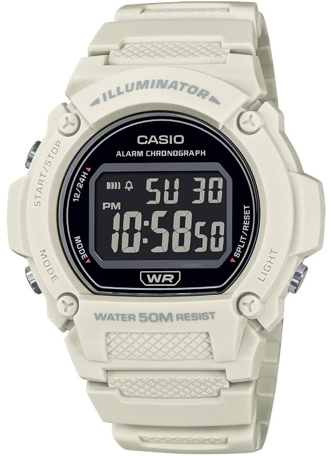 CASIO Resin Digital Watch W-219HC-8BVDF  - Image 2