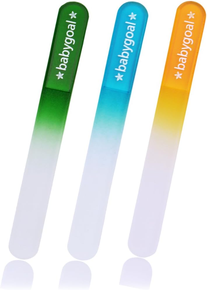 Babygoal Newborn Nail File Baby Nail Files 3 Pack with a Pouch - Image 3