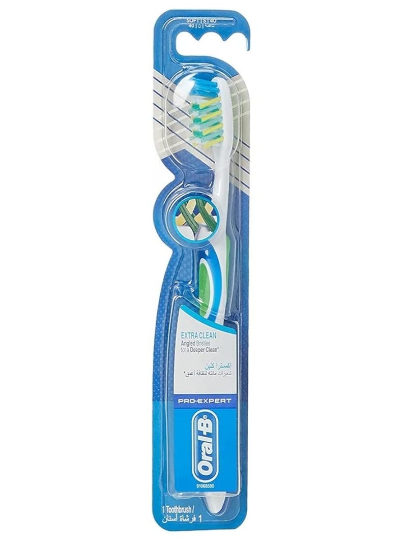 Oral-B Pro-Expert Extra Clean 3D Deep Clean Manual Toothbrush, 1 Count