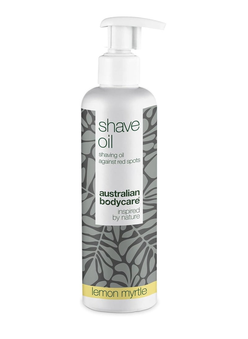 أستراليان بودي كير زيت الحلاقة للجسم بالكامل 250 مل زيت الحلاقة ضد طفح الحلاقة والشعر الناشئ تحت الجلد النتيجة ناعمة ولطيفة مع تهيج واحمرار أقل بشكل لطيف - Image 1