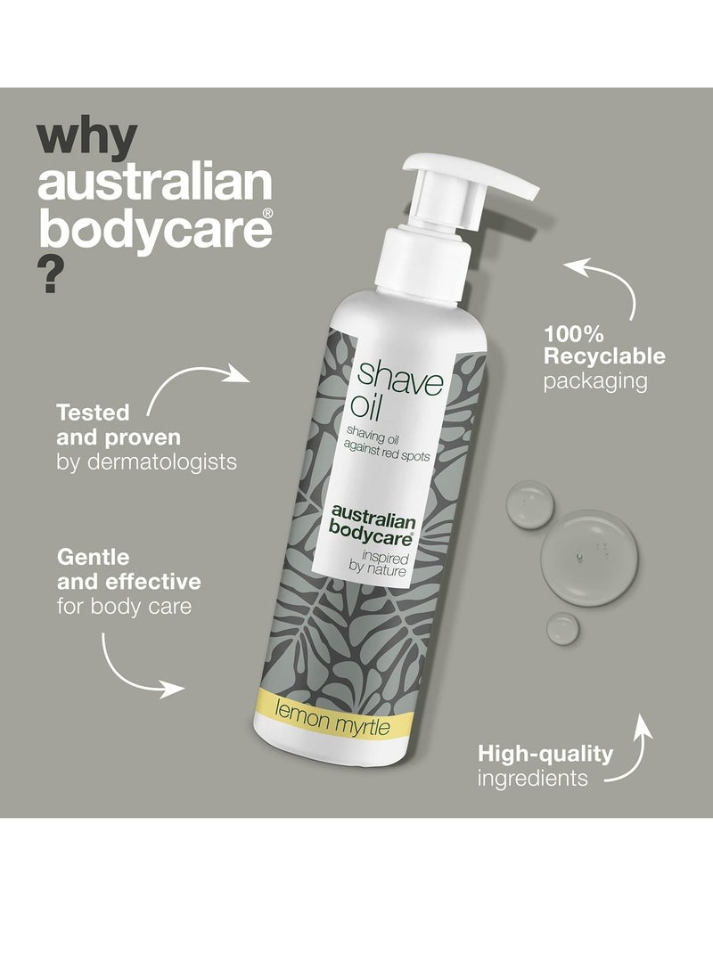 أستراليان بودي كير زيت الحلاقة للجسم بالكامل 250 مل زيت الحلاقة ضد طفح الحلاقة والشعر الناشئ تحت الجلد النتيجة ناعمة ولطيفة مع تهيج واحمرار أقل بشكل لطيف - Image 3