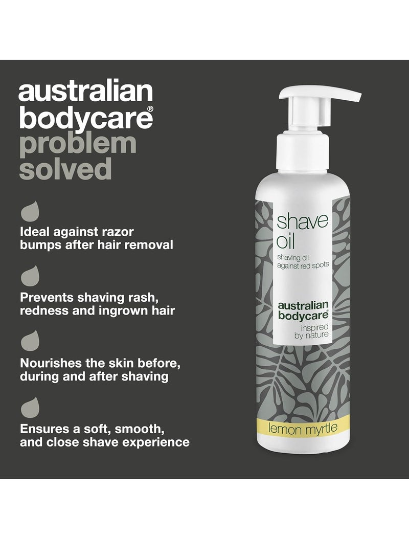 أستراليان بودي كير زيت الحلاقة للجسم بالكامل 250 مل زيت الحلاقة ضد طفح الحلاقة والشعر الناشئ تحت الجلد النتيجة ناعمة ولطيفة مع تهيج واحمرار أقل بشكل لطيف - Image 4