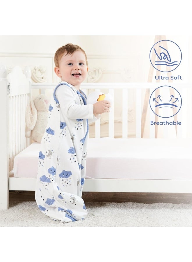 Yoofoss Baby Sleep Sack Wearable Blanket for Babies 100% Cotton 2-Way Zipper TOG 0.5 Toddler Sleeping Sack 3 Pack, Comfy Lightweight Sleep Sacks - pzsku/Z8236AF9EF15FA08E6477Z/45/_/1738047973/760ac921-a38f-4e54-92da-76fcf18fb84b