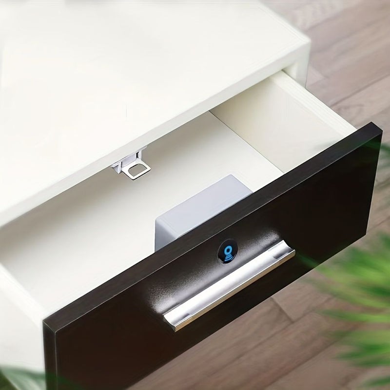 White Smart Drawer Electronic Lock for Cabinet Wardrobe Sensor Hidden Door - Image 2