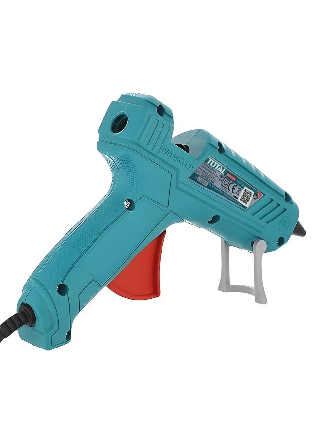 TOTAL Hot Melt Glue Gun TT101116-8, 20W (Max 100W), Electric Corded, 11mm Stick Diameter, Dual Wattage, for DIY, Home Repairs, Crafts & Heavy-Duty Bonding, Includes 2 Glue Sticks - Image 2