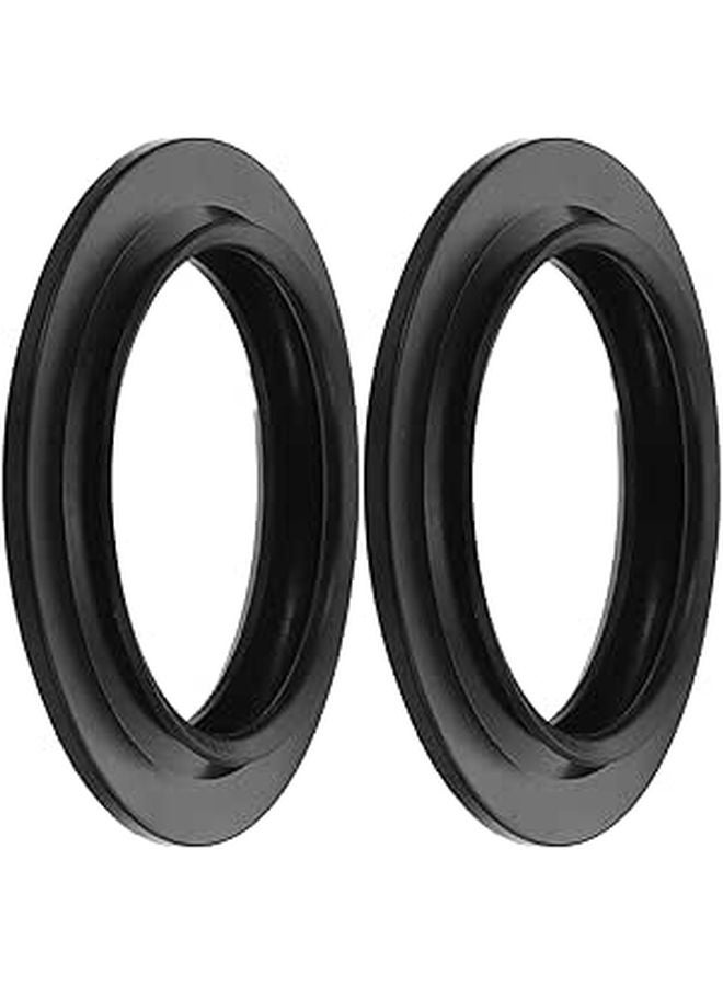 2Pcs Universal Toilet Tank Flush Valve Gasket Repair Kit RV Home Bathroom Leak Sealing - Image 1
