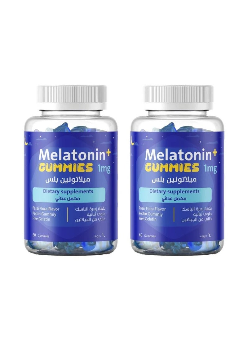 Melatonin Plus Sleep Gummies 60 pieces of candy, special offer 1+1