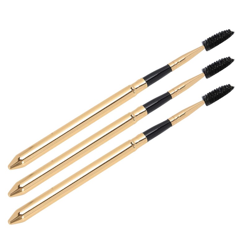 ZJchao Eyelash Brush, Mascara Wands Lash Brush 3pcs Eyelash Set Reusable Mascara Applicator Wand Portable Eyebrow Makeup - Image 4