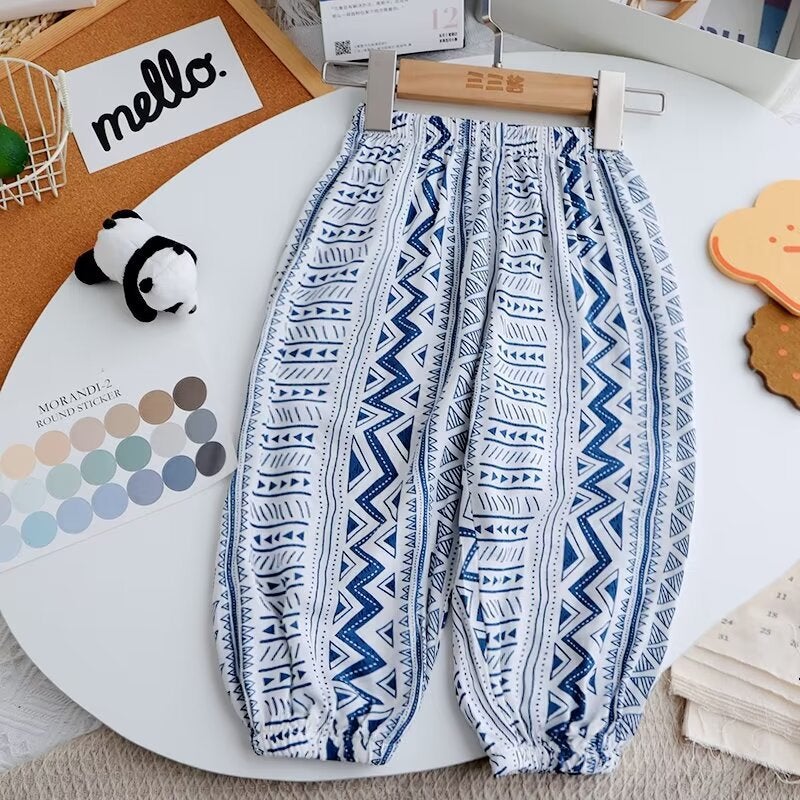 Loose Boys' Pants Handsome Sports Pants 2024 Spring New Children'S Fried Street All-Match Sweatpants Children'S Wear - Image 1