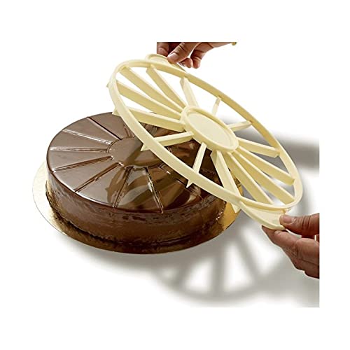 Ochtend Cake Slice Equal Portion Marker Divider Two Sided 12 or 16 Piece ABS Food-Grade Plastic Cutter - Image 5
