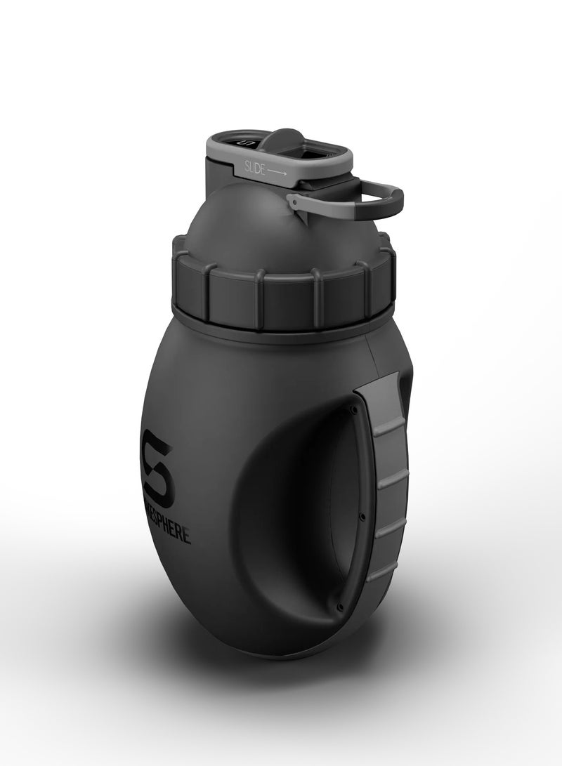 SHAKESPHERE وعاء خلط - 1.3 لتر باللون الأسود غير اللامع مع لمسة سيليكون - Image 5