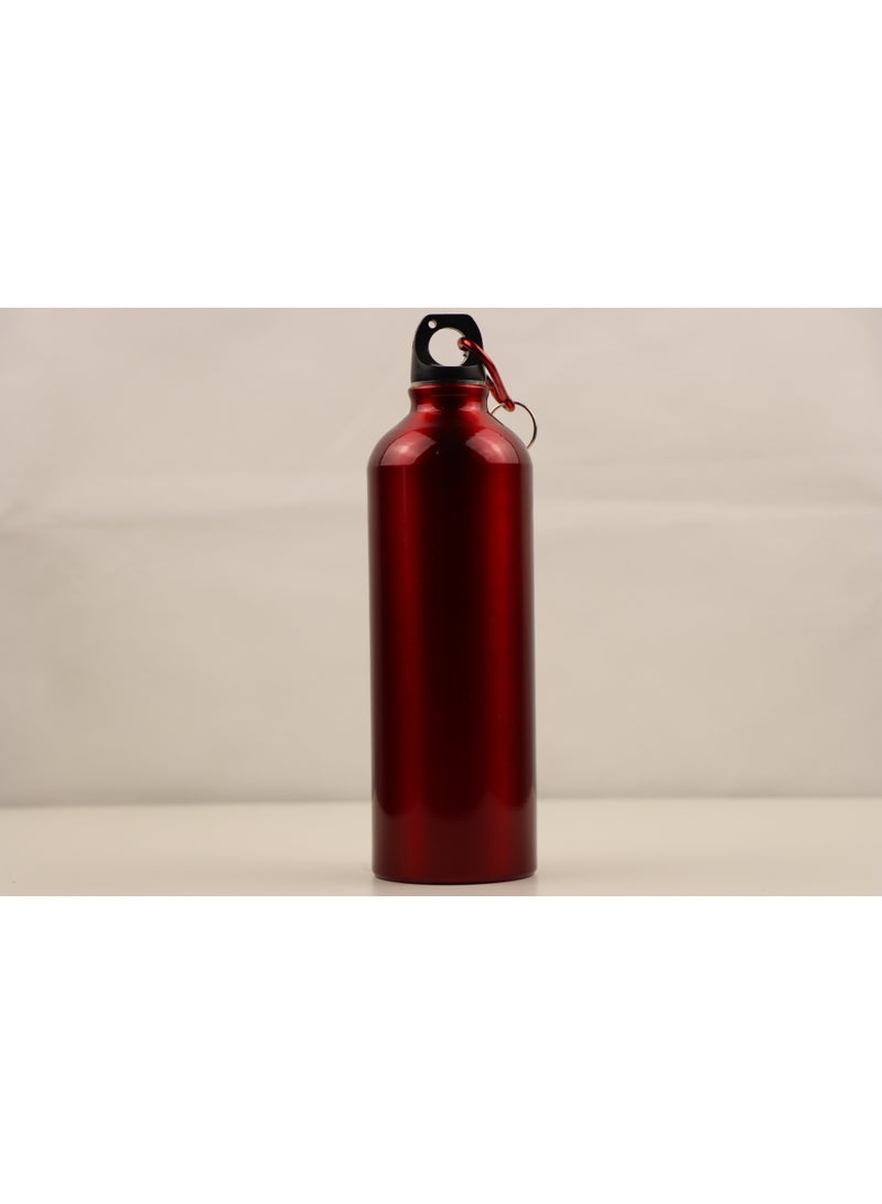 Ozono Aluminium Water bottle 500ml, Red - Image 3