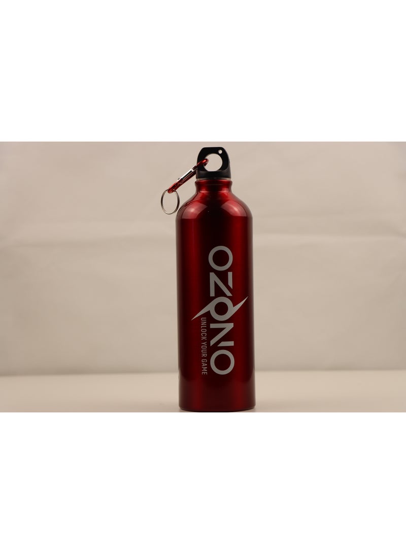Ozono Aluminium Water bottle 500ml, Red - Image 5