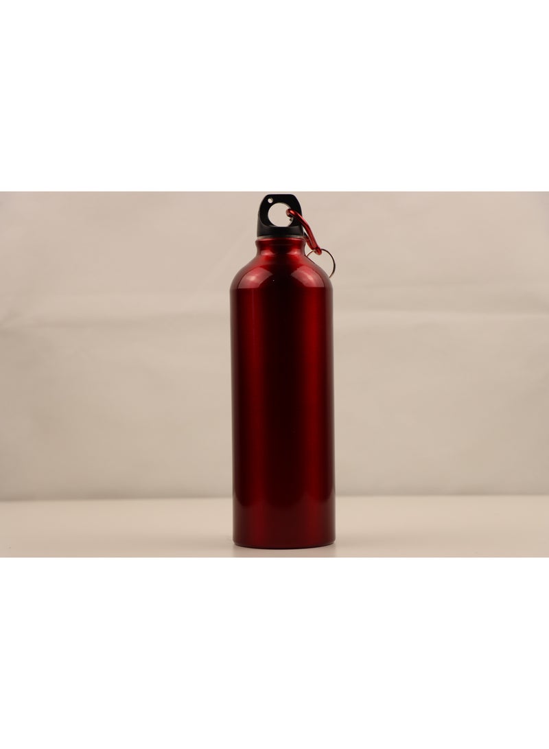 Ozono Aluminium Water bottle 500ml, Red - Image 4