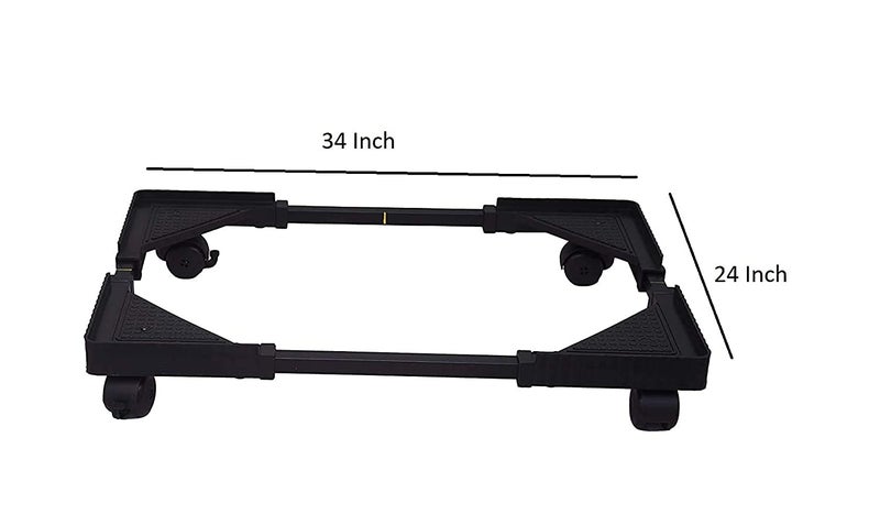 RISSACHI Heavy Duty Front/Semi Automatic Washing Machine Trolley Stand (Full Plastic Body)(for Semi and Fully Automatic) - Image 2