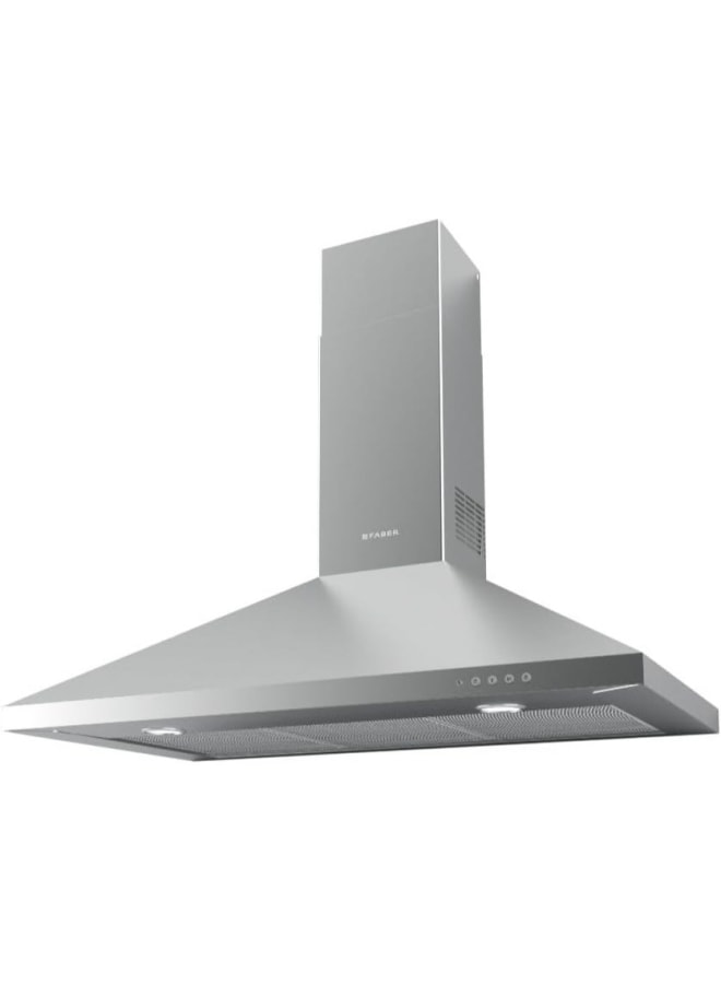 فابر Kitchen Cooker Hood, 90 cm Wall-Mount, 740 m³/h Suction Power, 3 Speed Settings + Intensive Mode, LED Lighting, Stainless Steel, STRIP SMART LED EV8 X A90/2 ( Made in Turkey ) Wall Fixed 250 W 320.0533.761 stainless _ steel - Image 3