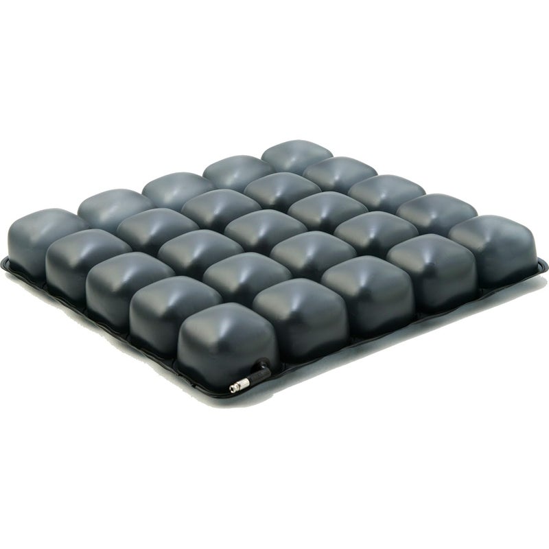 Mosaic Cushion 33019 -Heavy Duty Inflatable Wheelchair Seat Cushion for Office Chair, Cars, Back Pain Support with Stretchable Cover -16" x 16"