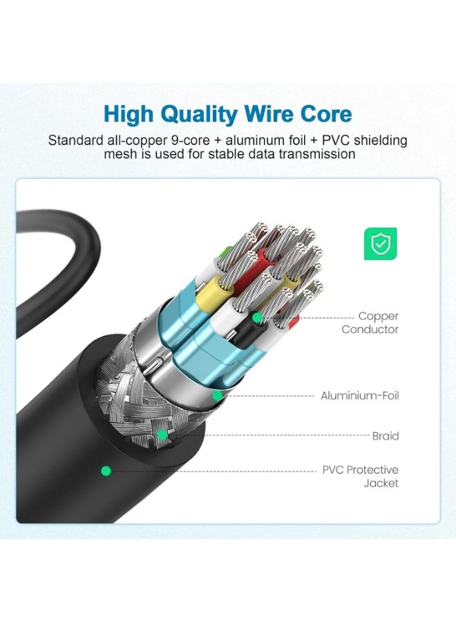 5FT USB-C to USB 3.0 Micro-B Cable – High-Speed Data Transfer for Cameras and External Hard Drives - Image 3